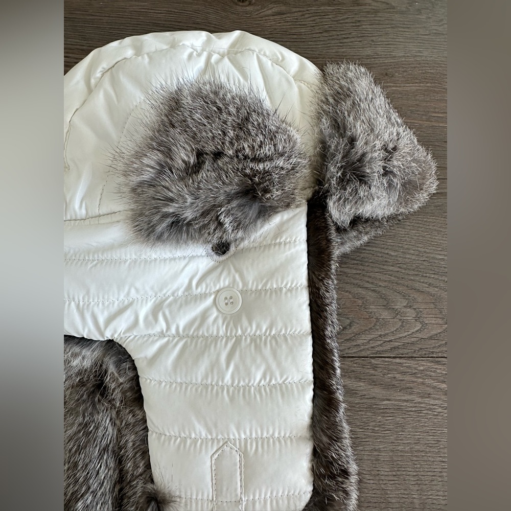 Crown Cap Rabbit Fur Aviator Hat - Picture 9 of 9